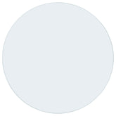 48-inch 10mm Round Clear Tempered Glass Top